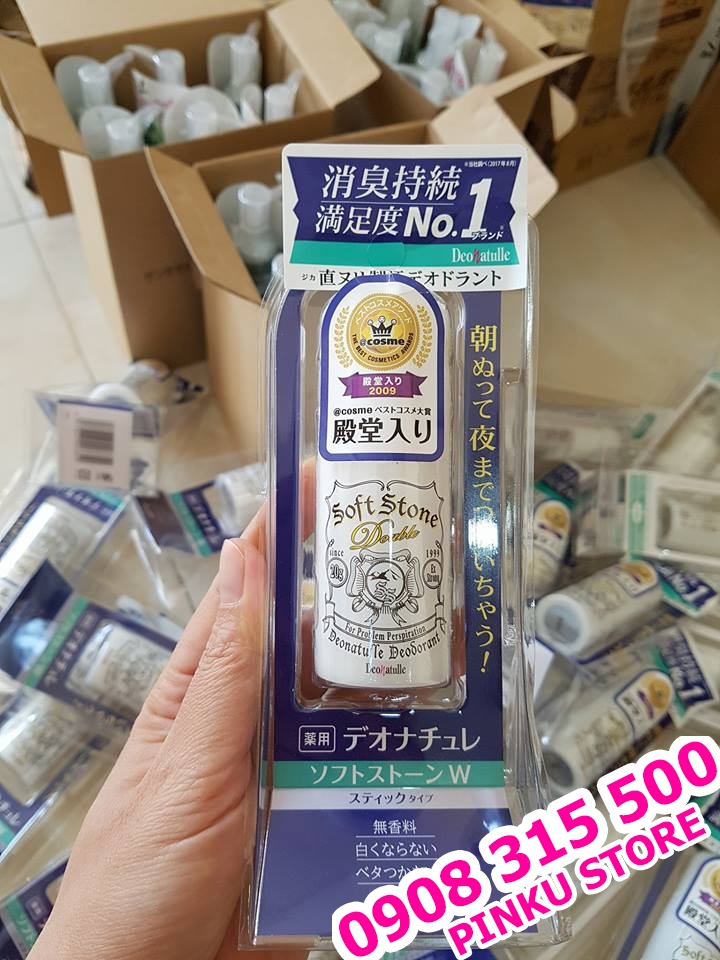 Lăn khử mùi đã khoáng Soft Stone